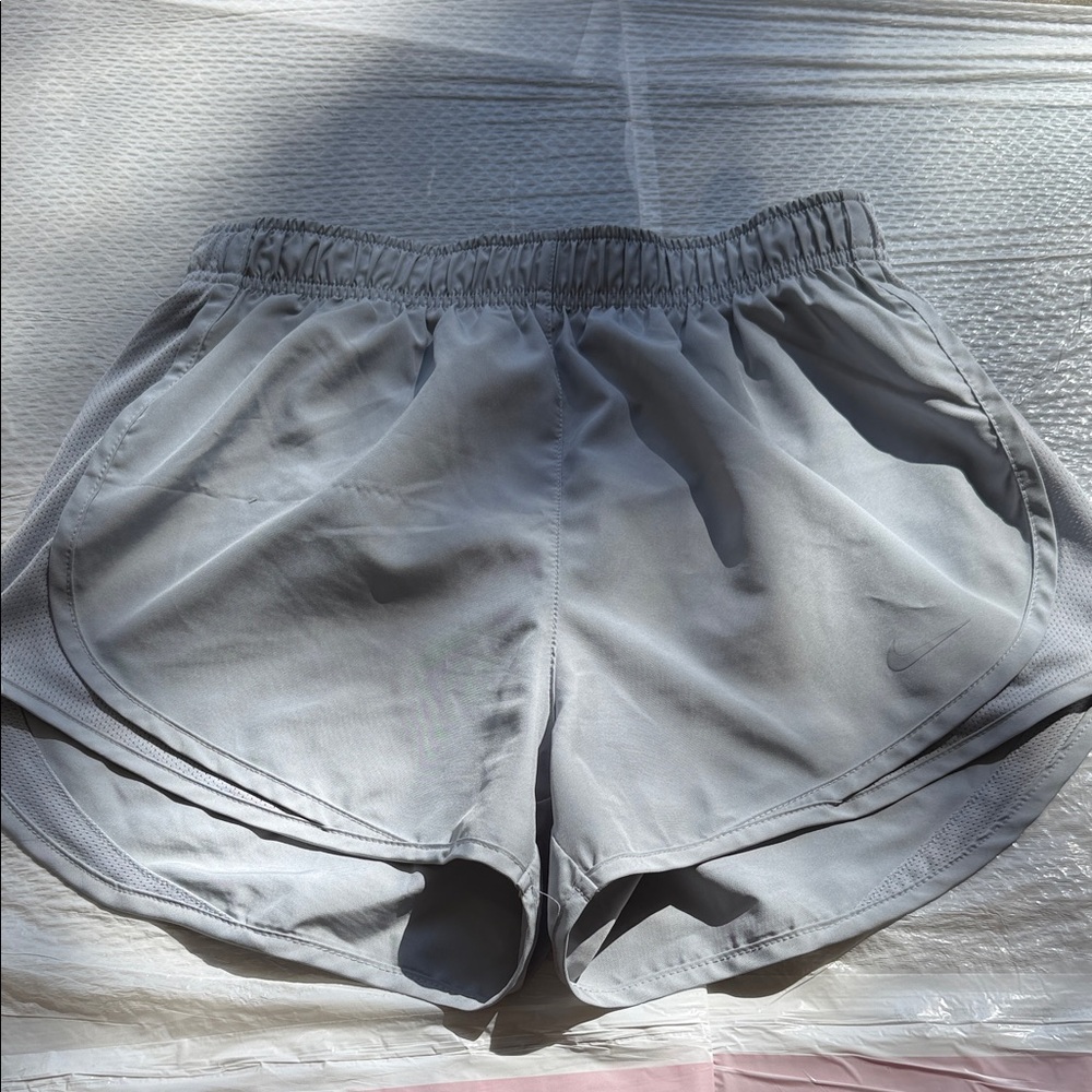 Nike Women's Athletic Shorts in Light Gray